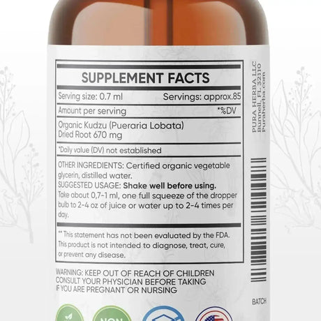 PURA HERBA - Pura Herba Kudzu Root Extract 2 Fl.Oz. - The Red Vitamin MX - Suplementos Alimenticios - {{ shop.shopifyCountryName }}