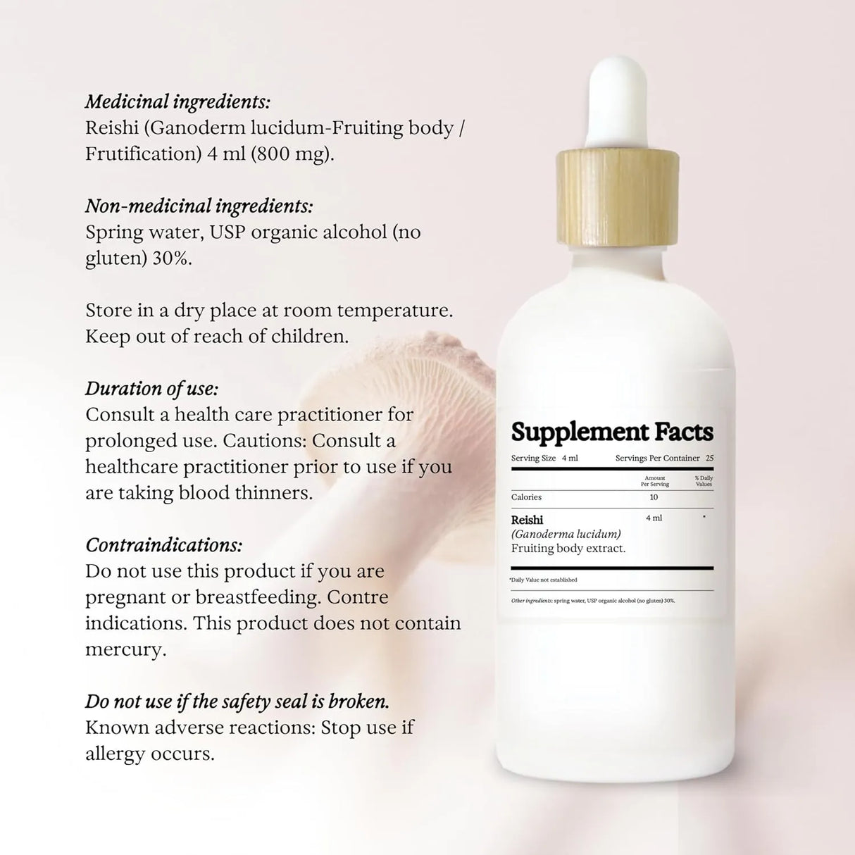 RAINBO - Rainbo Reishi Mushroom Tincture 3.4 Fl.Oz. - The Red Vitamin MX - Suplementos Alimenticios - {{ shop.shopifyCountryName }}