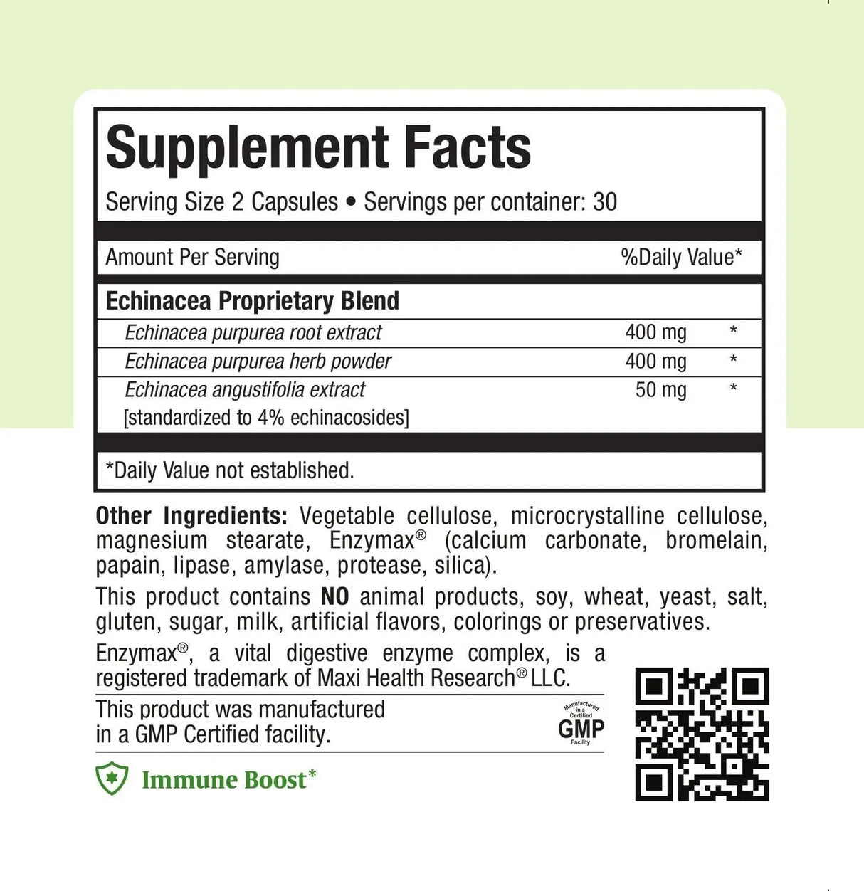 MAXI HEALTH - Maxi Health Echinacea 60 Capsulas - The Red Vitamin MX - Suplementos Alimenticios - {{ shop.shopifyCountryName }}