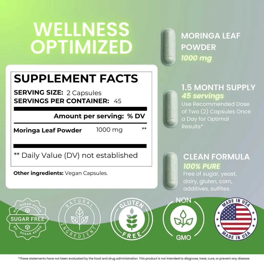 NUTRA GURU - Nutra Guru Moringa 90 Capsulas - The Red Vitamin MX - Suplementos Alimenticios - {{ shop.shopifyCountryName }}