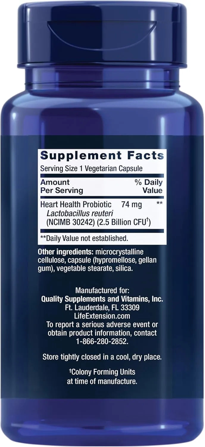 LIFE EXTENSION - Life Extension FLORASSIST Probiotic Heart Health 60 Capsulas - The Red Vitamin MX - Suplementos Alimenticios - {{ shop.shopifyCountryName }}