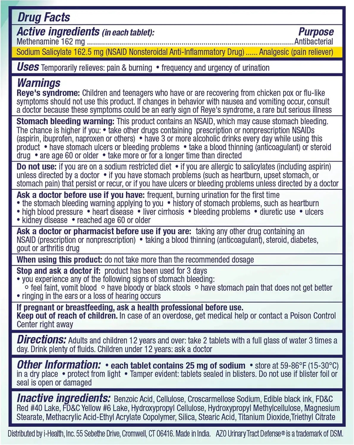 AZO - AZO Urinary Tract Defense Antibacterial Protection 24 Tabletas 2 Pack - The Red Vitamin MX - Suplementos Alimenticios - {{ shop.shopifyCountryName }}