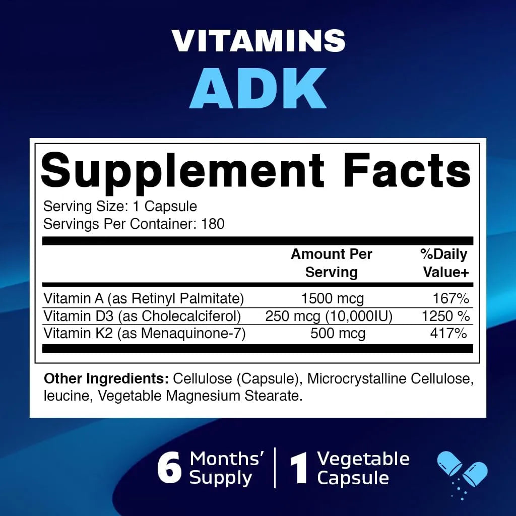 VITAMATIC - Vitamatic ADK Vitamins 180 Capsulas - The Red Vitamin MX - Suplementos Alimenticios - {{ shop.shopifyCountryName }}