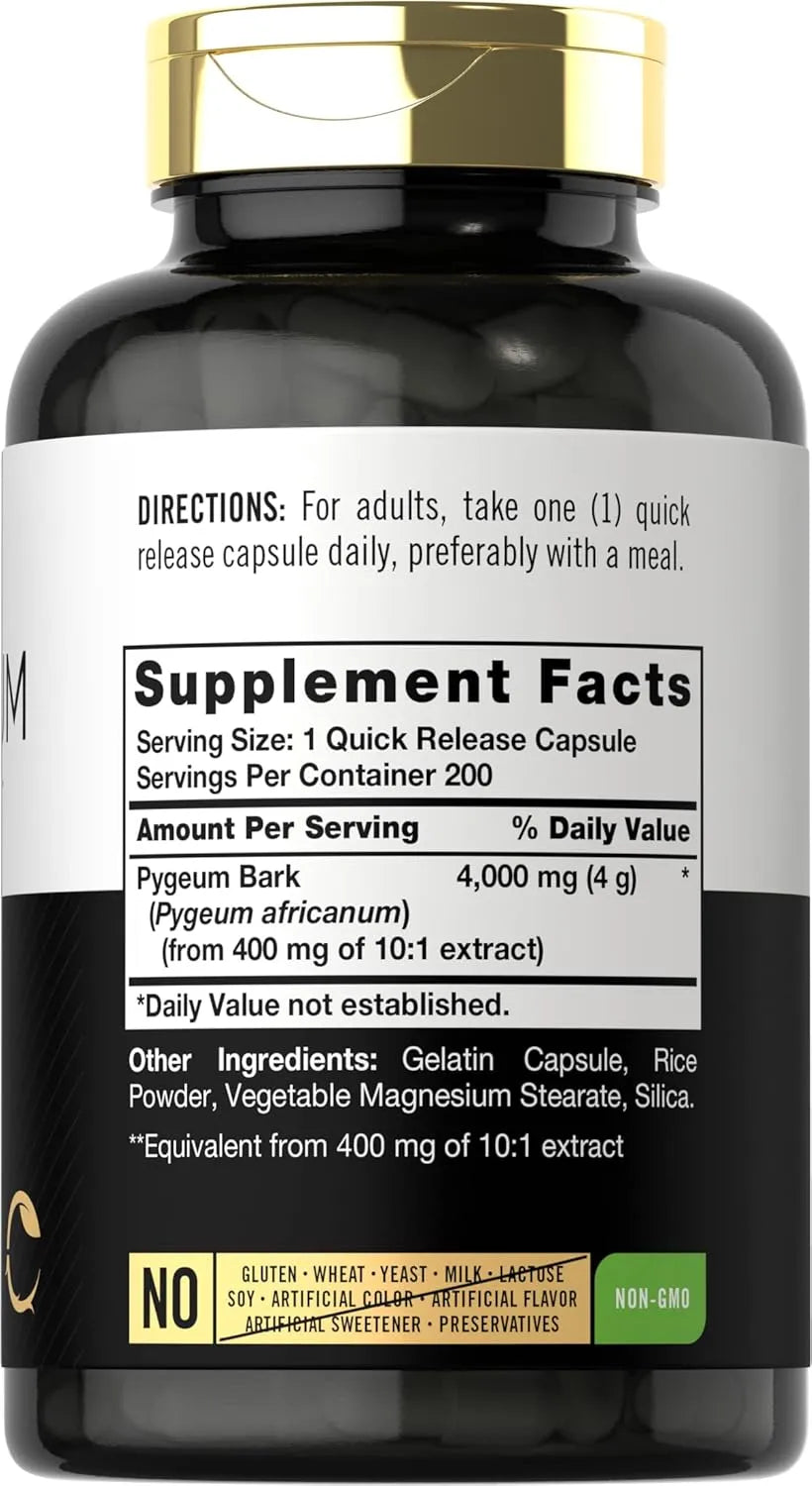 CARLYLE - Carlyle Pygeum Africanum Bark 4000Mg. 200 Capsulas - The Red Vitamin MX - Suplementos Alimenticios - {{ shop.shopifyCountryName }}