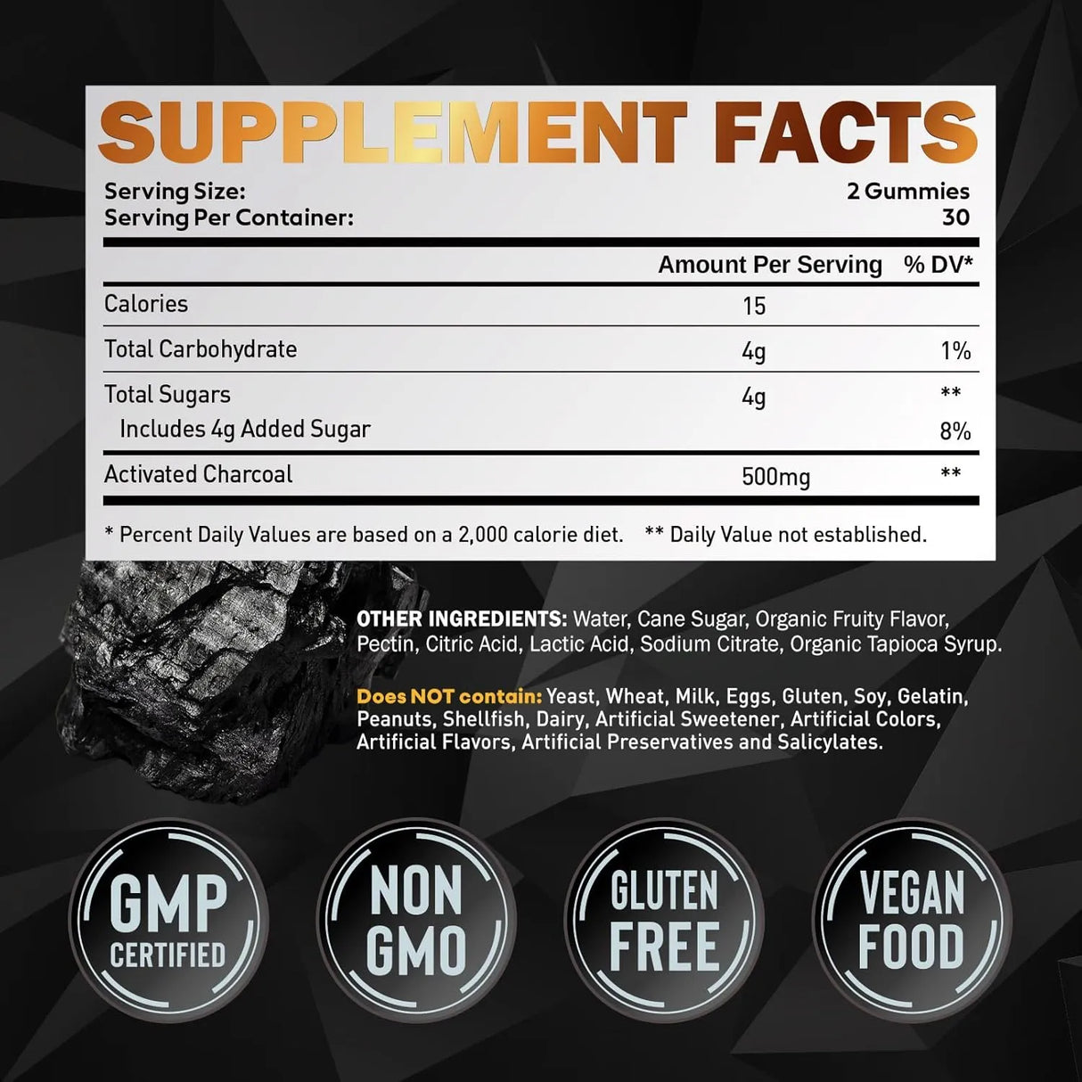DUWHOT - Duwhot Activated Charcoal Gummies 500Mg. 60 Gomitas - The Red Vitamin MX - Suplementos Alimenticios - {{ shop.shopifyCountryName }}