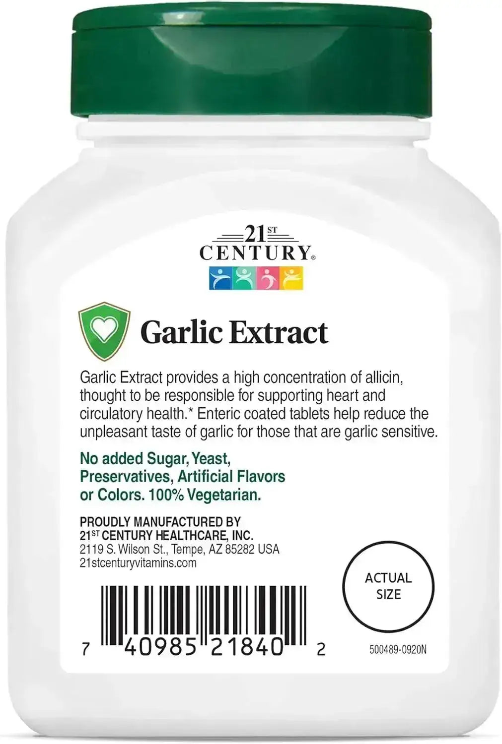 21ST CENTURY - 21st Century Garlic 60 Tabletas - The Red Vitamin MX - Suplementos Alimenticios - {{ shop.shopifyCountryName }}