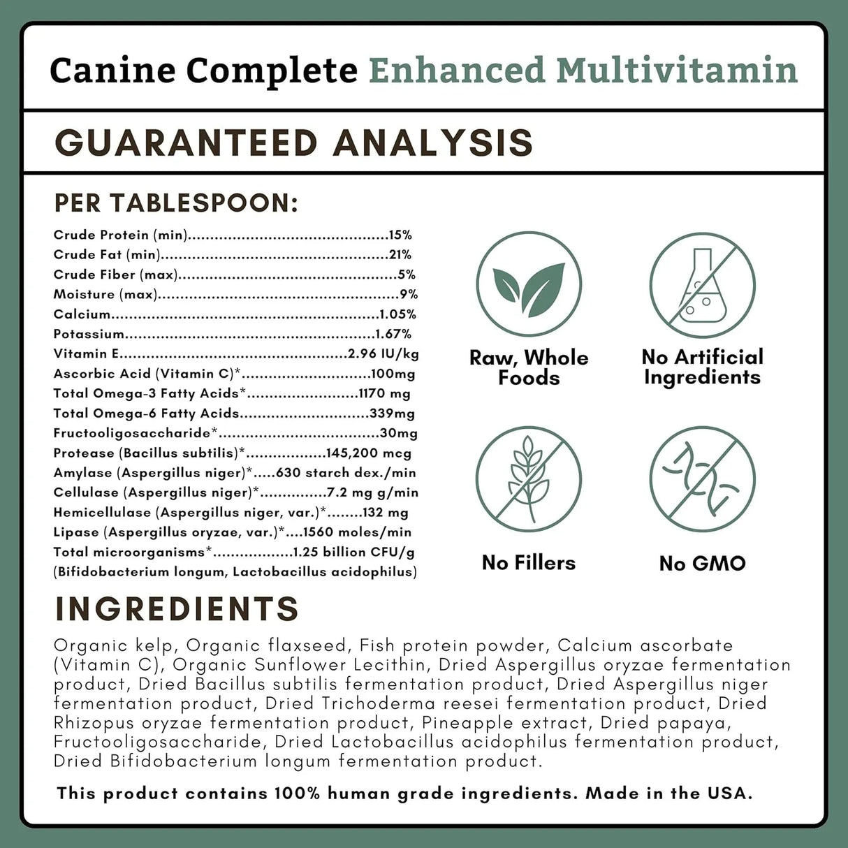 WHOLISTIC PET ORGANICS - Wholistic Pet Organics Canine Complete Dog Multivitamin 908Gr. - The Red Vitamin MX - Multivitamínicos Para Perros - {{ shop.shopifyCountryName }}