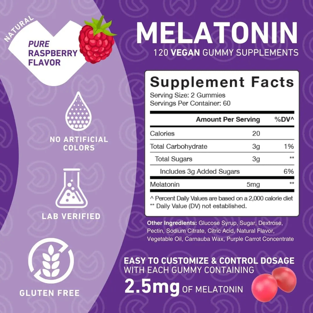 PUREFINITY - PUREFINITY Melatonin 5Mg. Gummies 120 Gomitas - The Red Vitamin MX - Suplementos Alimenticios - {{ shop.shopifyCountryName }}