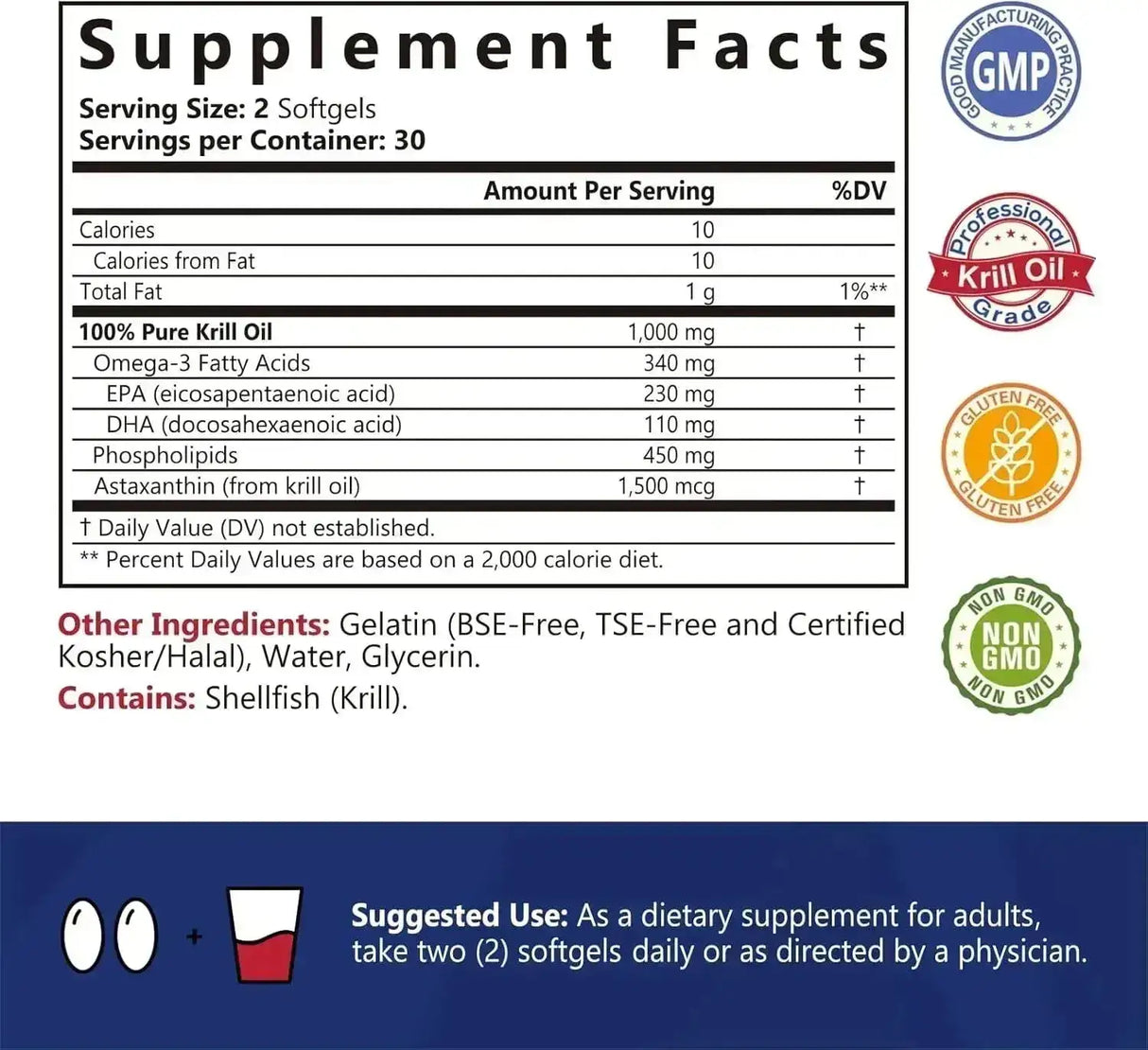 NATUREMYST - NatureMyst Antarctic Krill Oil 1000Mg. 60 Capsulas Blandas 2 Pack - The Red Vitamin MX - Suplementos Alimenticios - {{ shop.shopifyCountryName }}