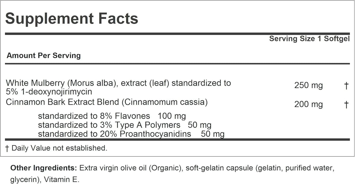 ANDREW LESSMAN - ANDREW LESSMAN White Mulberry Leaf with Cinnamon 60 Capsulas Blandas - The Red Vitamin MX - Suplementos Alimenticios - {{ shop.shopifyCountryName }}