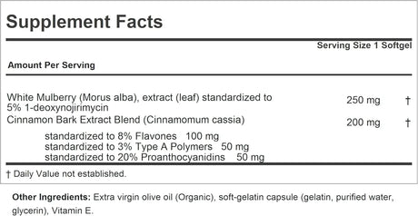 ANDREW LESSMAN - ANDREW LESSMAN White Mulberry Leaf with Cinnamon 60 Capsulas Blandas - The Red Vitamin MX - Suplementos Alimenticios - {{ shop.shopifyCountryName }}