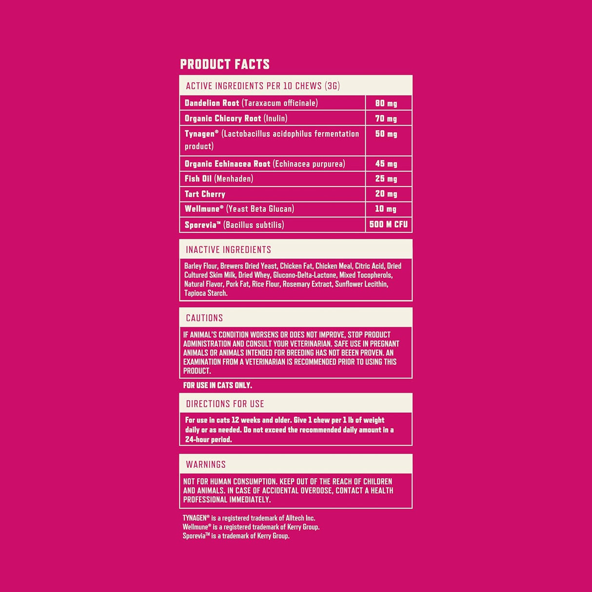 Rocco & Roxie Allergy Relief for Cats 104Gr.