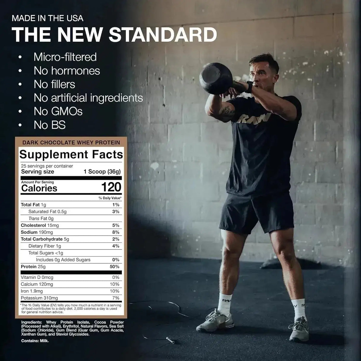 RAW - RAW Whey Isolate Protein Powder Dark Chocolate 25 Servicios 1025Gr. - The Red Vitamin MX - Suplementos Alimenticios - {{ shop.shopifyCountryName }}