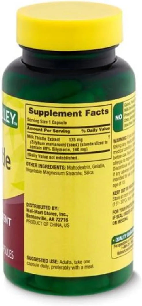 SPRING VALLEY - Spring Valley Milk Thistle 175Mg. 90 Capsulas 2 Pack - The Red Vitamin MX - Suplementos Alimenticios - {{ shop.shopifyCountryName }}