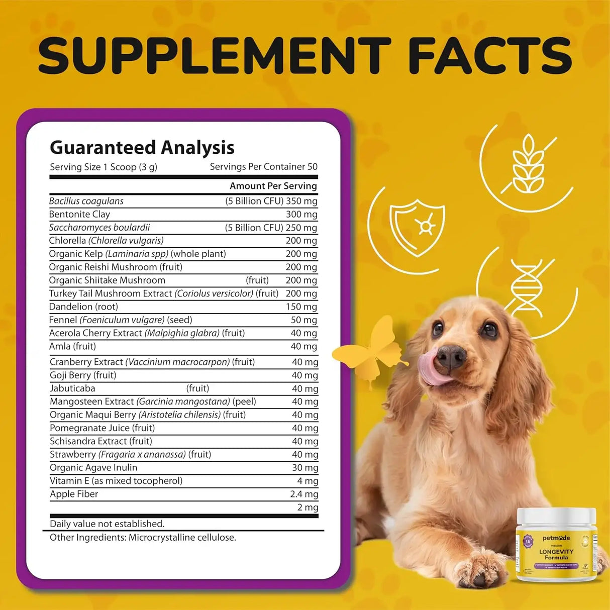 PETMADE - PETMADE Longevity Formula Turkey Tail Mushroom Antioxidant Dog 150Gr. - The Red Vitamin MX - Suplementos Herbales Para Perros - {{ shop.shopifyCountryName }}