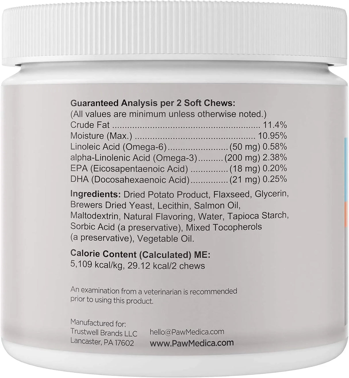 TRUSTWELL PAWMEDICA - TRUSTWELL PAWMEDICA Omega 3 for Dogs 90 Masticables - The Red Vitamin MX - Aceite De Pescado Para Perros - {{ shop.shopifyCountryName }}