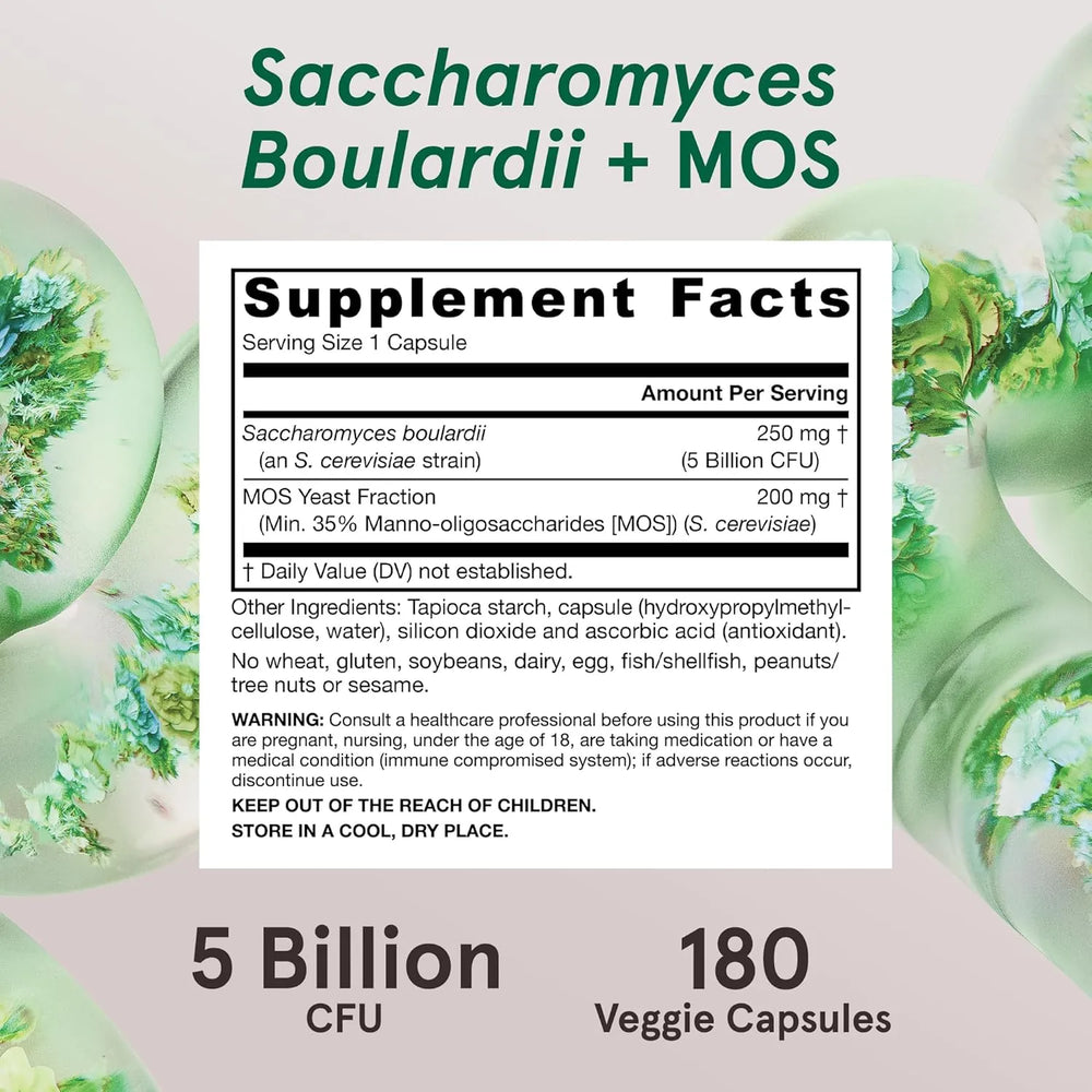 JARROW FORMULAS - Jarrow Formulas Saccharomyces Boulardii Probiotics + MOS 5 Billion CFU 180 Capsulas - The Red Vitamin MX - Suplementos Alimenticios - {{ shop.shopifyCountryName }}