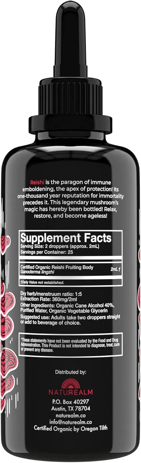 NATUREALM - Naturealm Reishi Mushroom Liquid 50Ml. - The Red Vitamin MX - Suplementos Alimenticios - {{ shop.shopifyCountryName }}