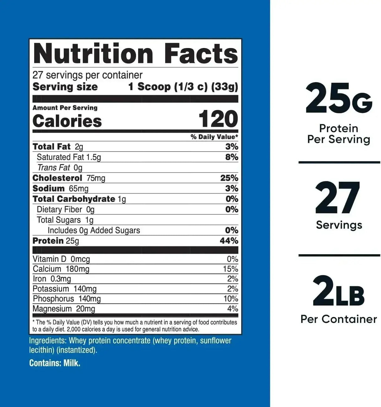 NUTRICOST - Nutricost Whey Protein Concentrate Unflavored 27 Servicios 907Gr. - The Red Vitamin MX - Suplementos Alimenticios - {{ shop.shopifyCountryName }}
