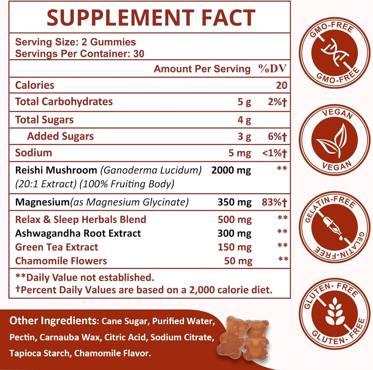 JORRWATEE - Jorrwatee Reishi Mushroom Gummies 60 Gomitas - The Red Vitamin MX - Suplementos Alimenticios - {{ shop.shopifyCountryName }}