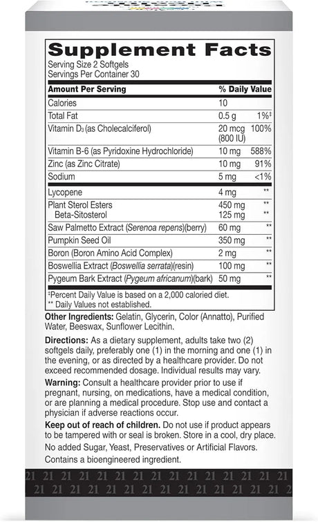 21ST CENTURY - 21st Century Prostate Health 60 Capsulas Blandas - The Red Vitamin MX - Suplementos Alimenticios - {{ shop.shopifyCountryName }}
