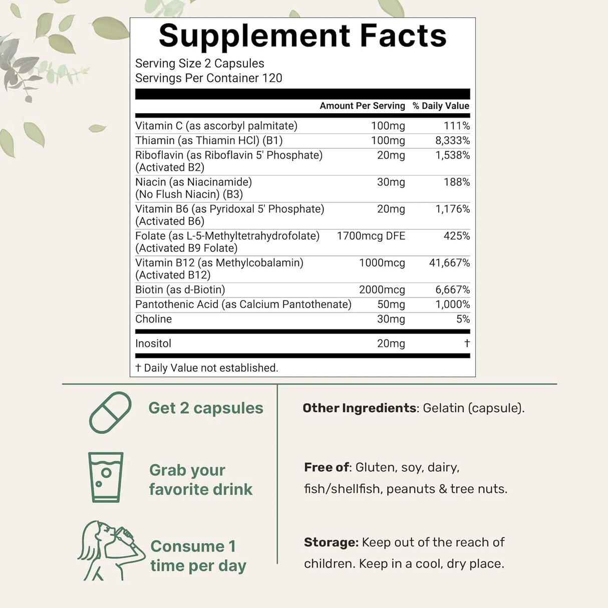MICRO INGREDIENTS - Micro Ingredients Methylated B Complex 240 Capsulas - The Red Vitamin MX - Suplementos Alimenticios - {{ shop.shopifyCountryName }}