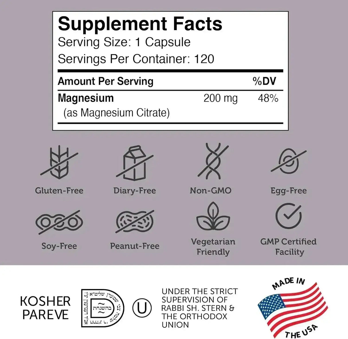 ZAHLER - Zahler Magnesium 200Mg. 120 Capsulas - The Red Vitamin MX - Suplementos Alimenticios - {{ shop.shopifyCountryName }}