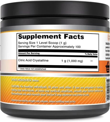 AMAZING FORMULAS - Amazing Formulas Citric Acid Powder 100Gr. - The Red Vitamin MX - Suplementos Alimenticios - {{ shop.shopifyCountryName }}