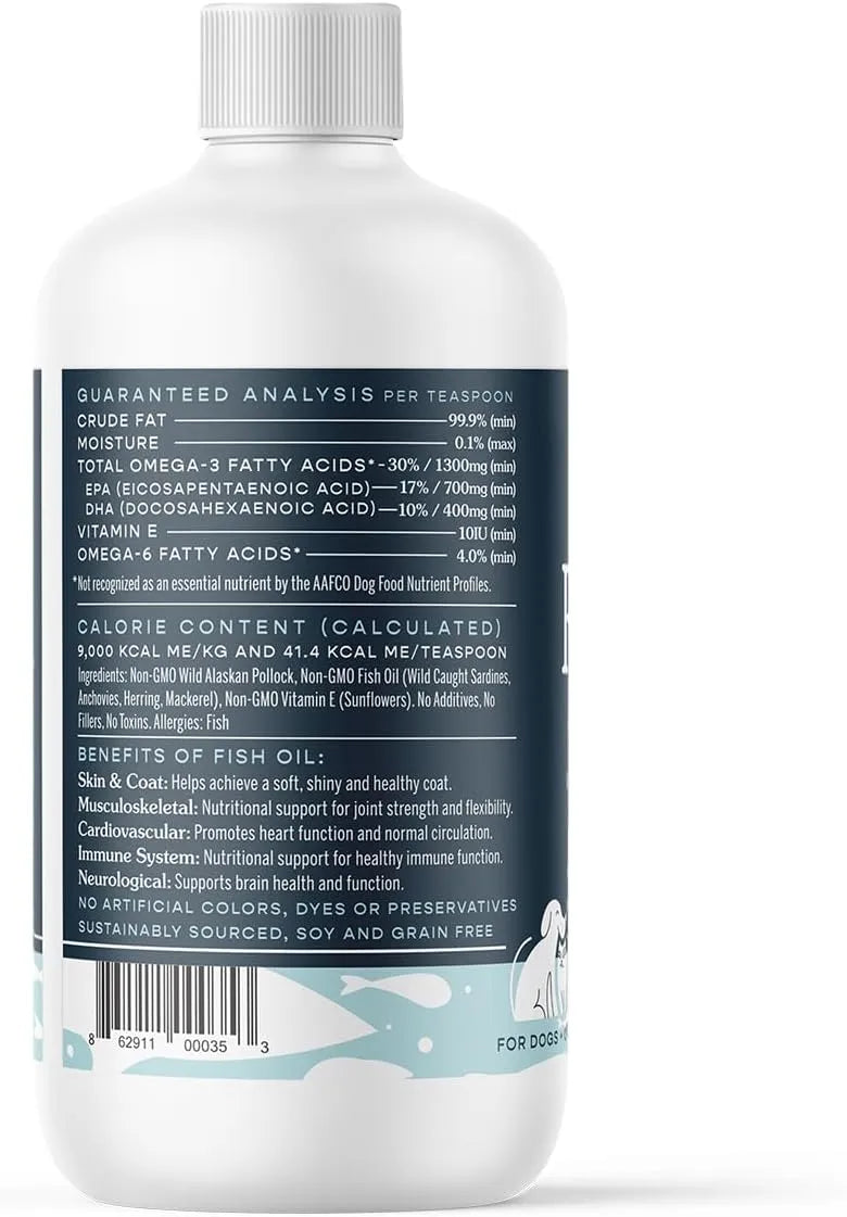 FERA PETS - Fera Pet Organics Omega 3 Wild Caught Fish Oil for Dogs & Cats 8 Fl.Oz. - The Red Vitamin MX - Aceite De Pescado Para Perros - {{ shop.shopifyCountryName }}