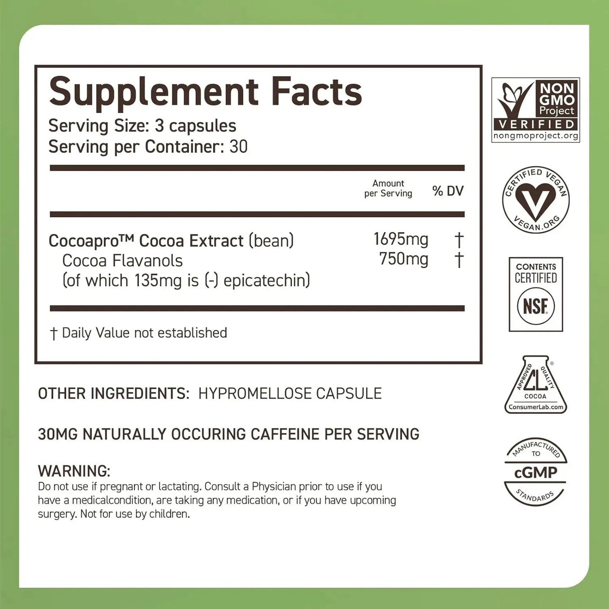 COCOAVIA - CocoaVia Memory+ Brain 750Mg. Cocoa Flavanols 90 Capsulas - The Red Vitamin MX - Suplementos Alimenticios - {{ shop.shopifyCountryName }}