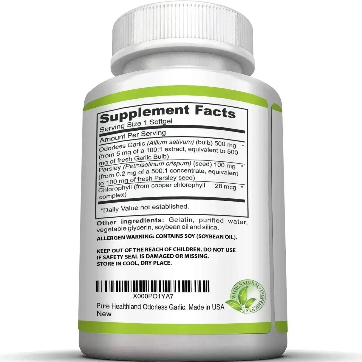 PURE HEALTHLAND - Pure Healthland Amazing ODORLESS Garlic and Parsley 100 Capsulas Blandas - The Red Vitamin MX - Suplementos Alimenticios - {{ shop.shopifyCountryName }}