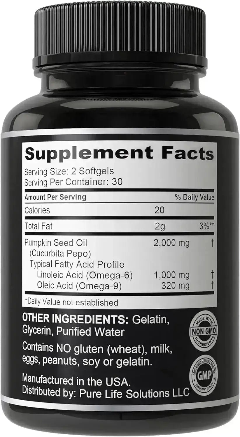 HAIR THICKNESS MAXIMIZER - Hair Thickness Maximizer Extra Virgin Cold Pressed Pumpkin Seed Oil 60 Capsulas Blandas - The Red Vitamin MX - Suplementos Alimenticios - {{ shop.shopifyCountryName }}