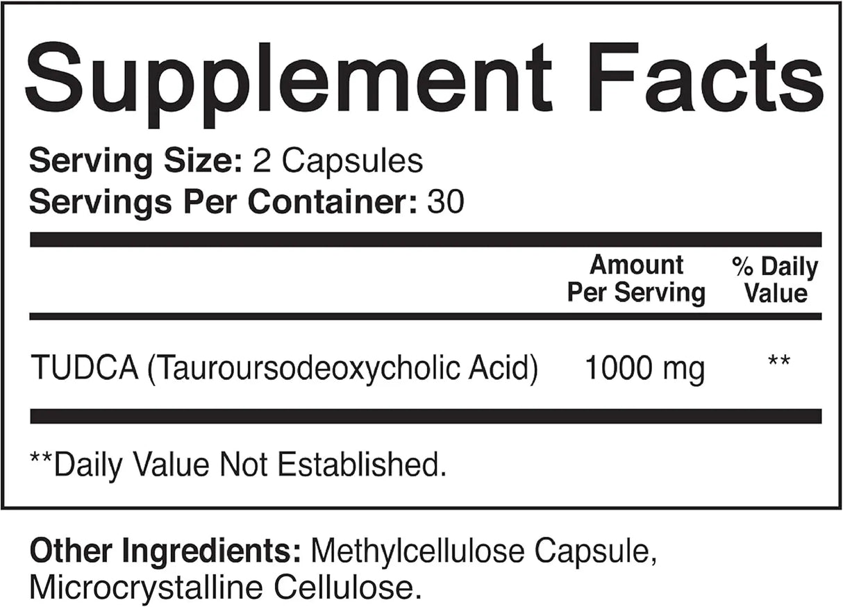 NUTRIFLAIR - NutriFlair Pure TUDCA 1000Mg. 60 Capsulas - The Red Vitamin MX - Suplementos Alimenticios - {{ shop.shopifyCountryName }}