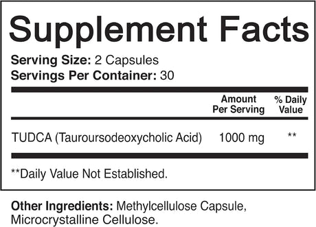 NUTRIFLAIR - NutriFlair Pure TUDCA 1000Mg. 60 Capsulas - The Red Vitamin MX - Suplementos Alimenticios - {{ shop.shopifyCountryName }}