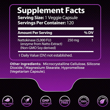 WELLNESS LABSRX - WELLNESS LABSRX Nattokinase 5000 FU 120 Capsulas - The Red Vitamin MX - Suplementos Alimenticios - {{ shop.shopifyCountryName }}