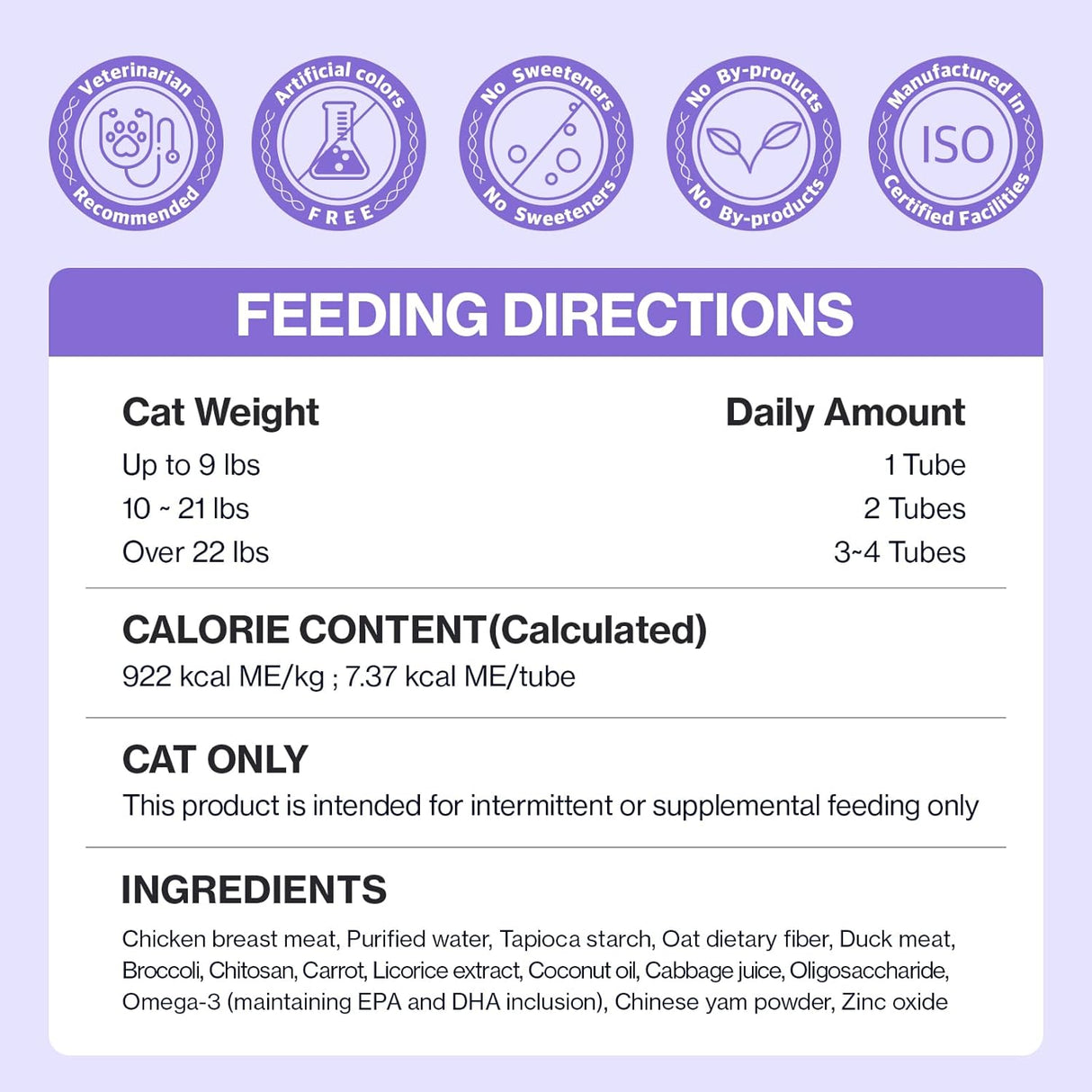Dr.by HB Care Hairball Supplement for Cats 30 Paquetes