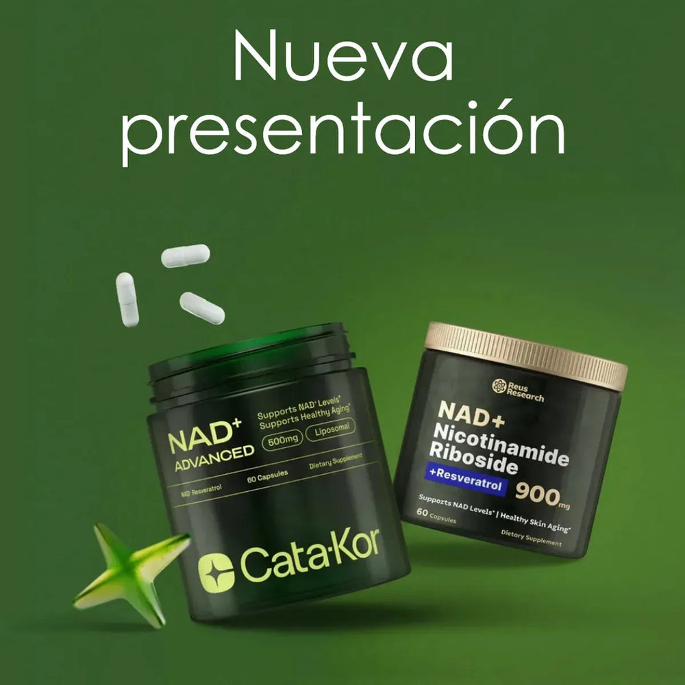 REUS RESEARCH - Reus Research Liposomal NAD Supplement Nueva Imagen 60 Capsulas - The Red Vitamin MX - Suplementos Alimenticios - {{ shop.shopifyCountryName }}