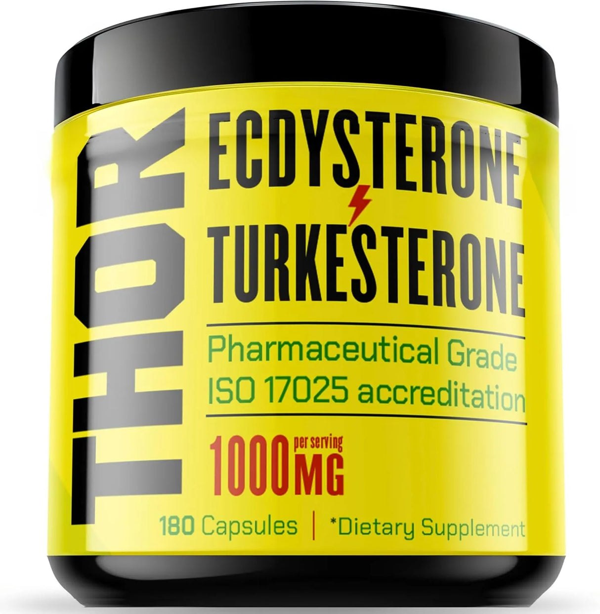 THOR - Thor Turkesterone 95% Ecdysterone Supplement 1000Mg. 180 Capsulas - The Red Vitamin MX - Suplementos Alimenticios - {{ shop.shopifyCountryName }}