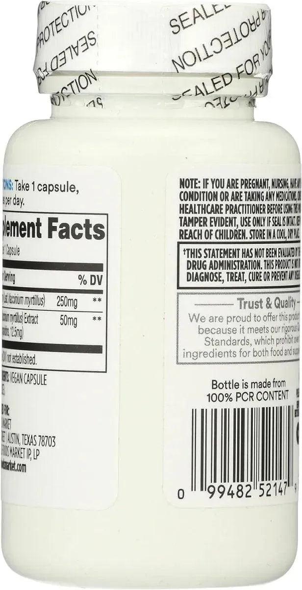 365 - 365 By Whole Foods Market Bilberry 60 Capsulas - The Red Vitamin MX - Suplementos Alimenticios - {{ shop.shopifyCountryName }}