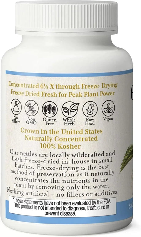 ECLECTIC HERB - Eclectic Institute Raw Fresh Freeze-Dried Non-GMO Nettle Root 90 Capsulas - The Red Vitamin MX - Suplementos Alimenticios - {{ shop.shopifyCountryName }}