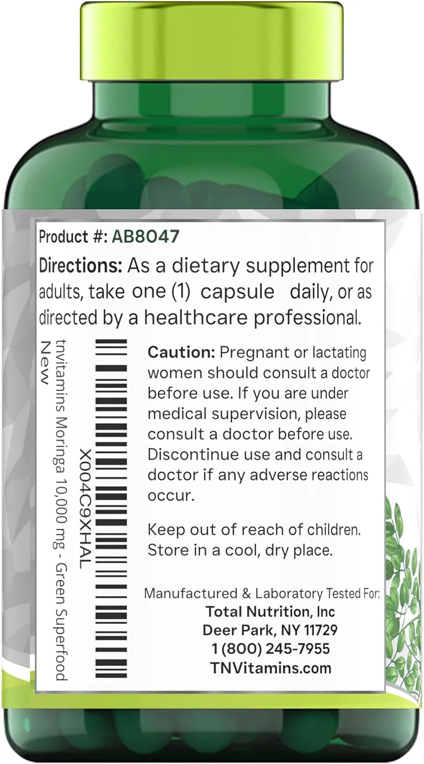 TNTVITAMINS - tnvitamins Moringa 10,000Mg. 120 Capsulas - The Red Vitamin MX - Suplementos Alimenticios - {{ shop.shopifyCountryName }}