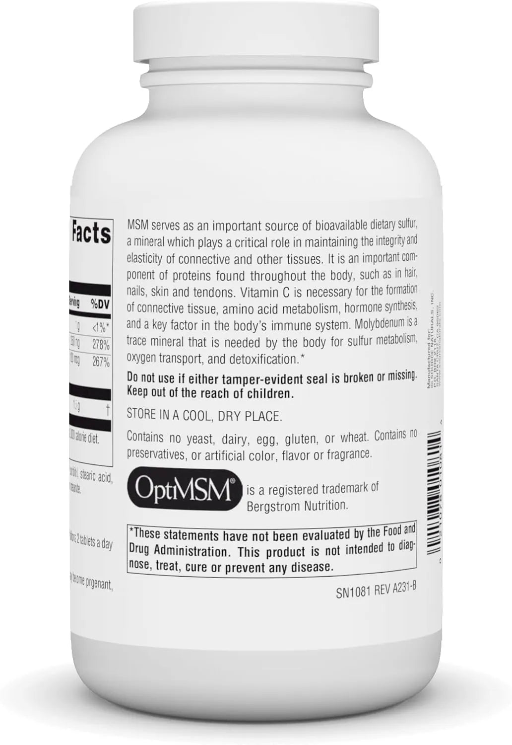 SOURCE NATURALS - Source Naturals MSM 750Mg. 240 Tabletas - The Red Vitamin MX - Suplementos Alimenticios - {{ shop.shopifyCountryName }}