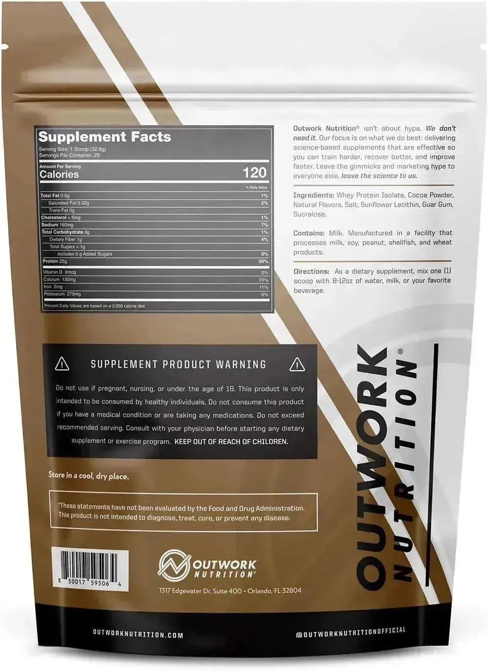 OUTWORK NUTRITION - Outwork Nutrition Build Whey Protein Isolate Powder Chocolate 25 Servicios 820Gr. - The Red Vitamin MX - Suplementos Alimenticios - {{ shop.shopifyCountryName }}