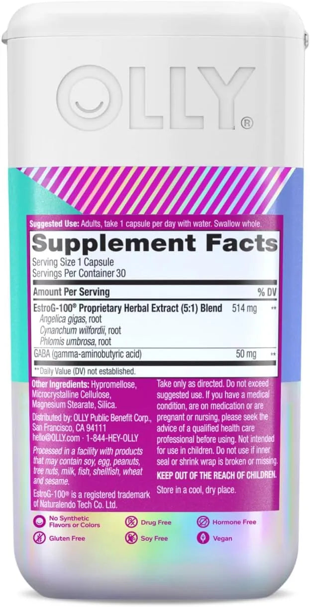 OLLY - OLLY Mellow Menopause 30 Capsulas - The Red Vitamin MX - Suplementos Alimenticios - {{ shop.shopifyCountryName }}