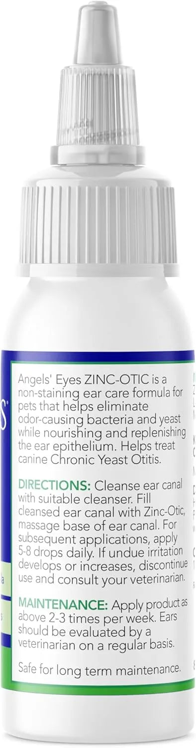 ANGELS’ EYES - ANGELS’ EYES Zinc-Otic Ear Relief Treatment for Dogs and Cats 1 Fl.Oz. - The Red Vitamin MX - Cuidado Del Oído De Perros - {{ shop.shopifyCountryName }}