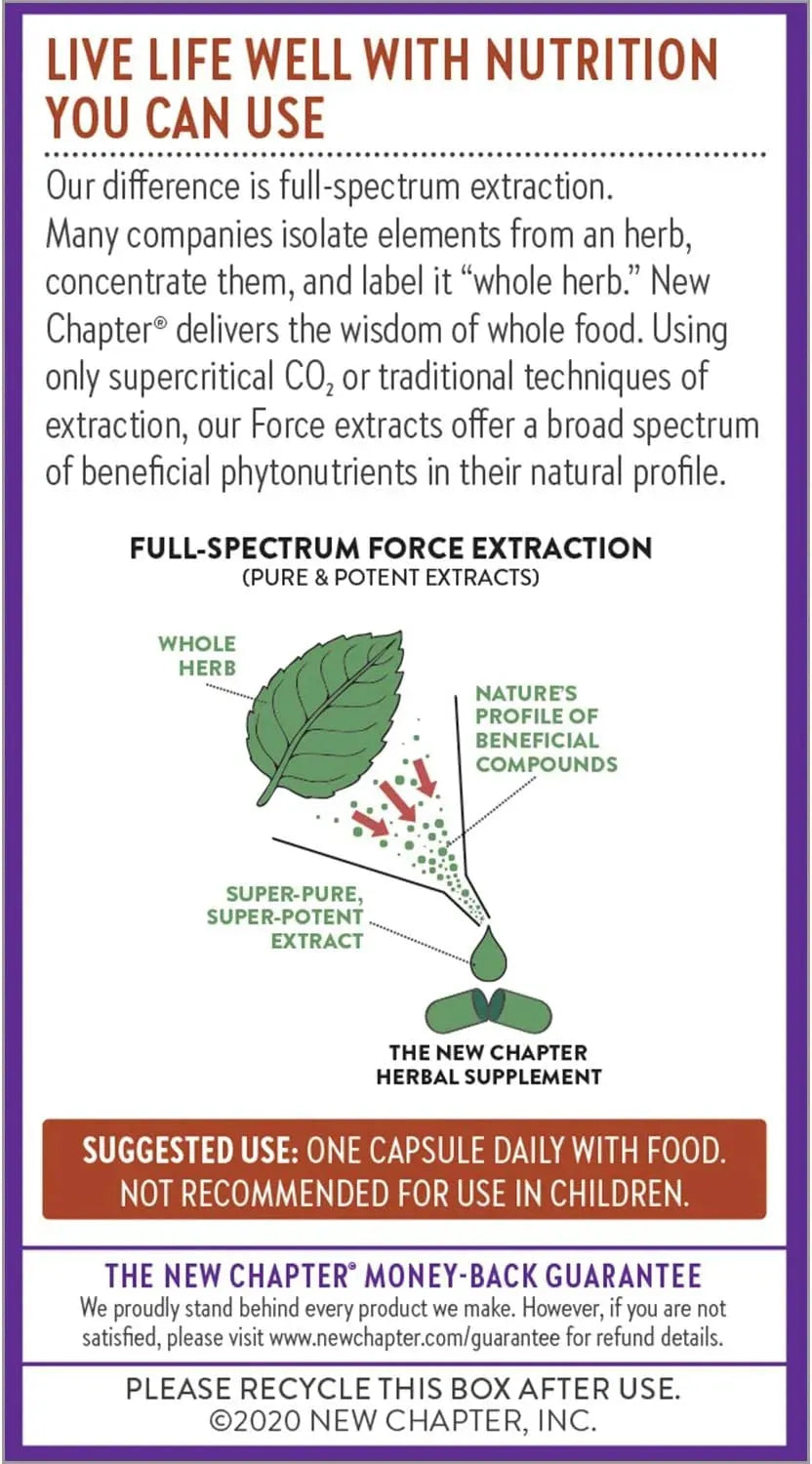 NEW CHAPTER - New Chapter Cinnamon Force 60 Capsulas - The Red Vitamin MX - Suplementos Alimenticios - {{ shop.shopifyCountryName }}