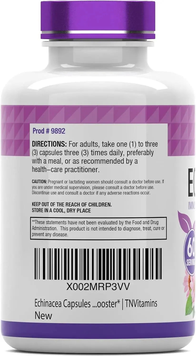 TNTVITAMINS - tnvitamins Echinacea 1500Mg. 180 Capsulas - The Red Vitamin MX - Suplementos Alimenticios - {{ shop.shopifyCountryName }}