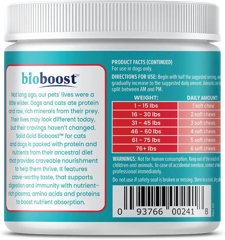 SOLID GOLD - Solid Gold Dog Pee Grass Repair Chews 120 Masticables - The Red Vitamin MX - Salud De Tracto Urinario Para Perros - {{ shop.shopifyCountryName }}