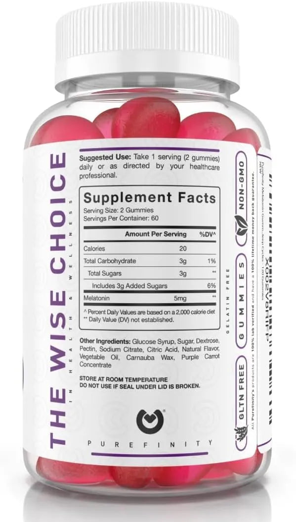 PUREFINITY - PUREFINITY Melatonin 5Mg. Gummies 120 Gomitas 2 Pack - The Red Vitamin MX - Suplementos Alimenticios - {{ shop.shopifyCountryName }}