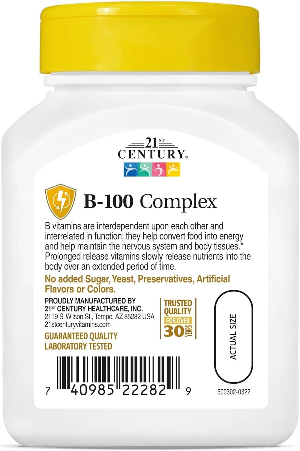 21ST CENTURY - 21st Century B 100 Complex 60 Tabletas - The Red Vitamin MX - Suplementos Alimenticios - {{ shop.shopifyCountryName }}